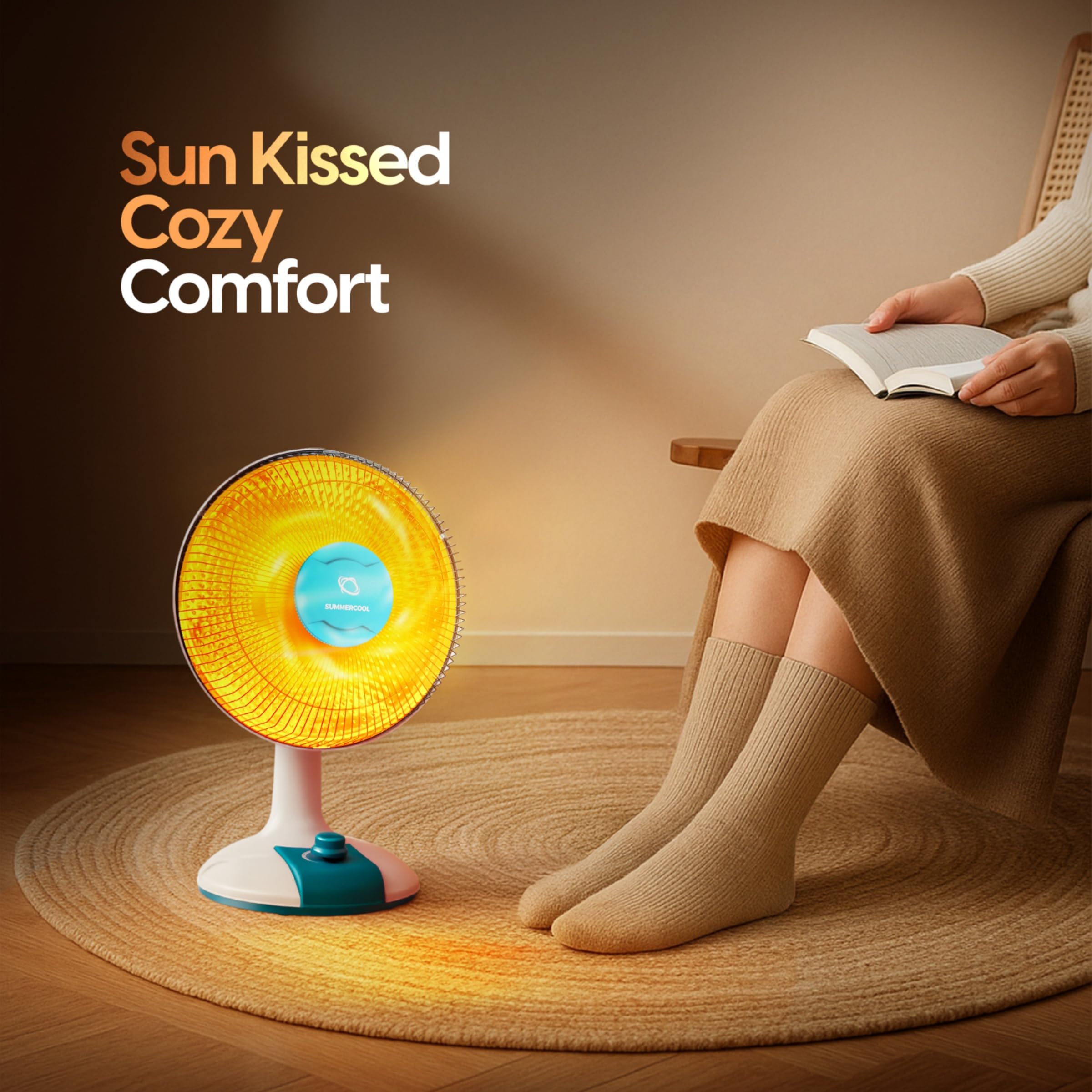 SUMMERCOOL Sun Heater - Instant 1000W Room Warmer -7 SUMMERCOOL Sun Heater - Instant 1000W Room Warmer -7