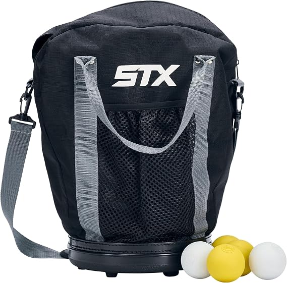 STX Lacrosse Bucket Ball Bag , Black - Multi Sport Ball Bag