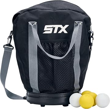 STX Lacrosse Bucket Ball Bag , Black - Multi Sport Ball Bag