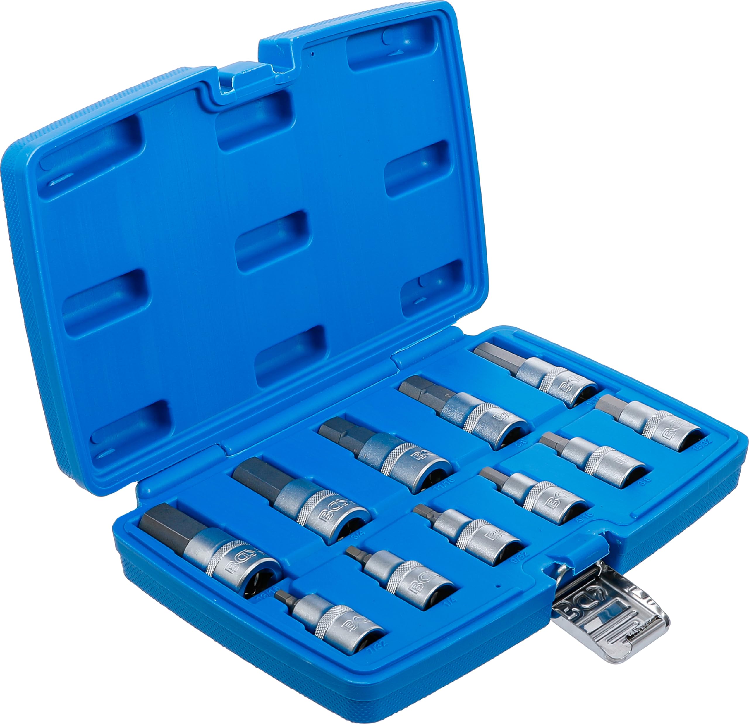 Innensechskant Satz BGS Bitsatz 11-teilig - 1/2" Innensechskant 7/32" Bis 13/16" Imbusschlüssel Satz Groß