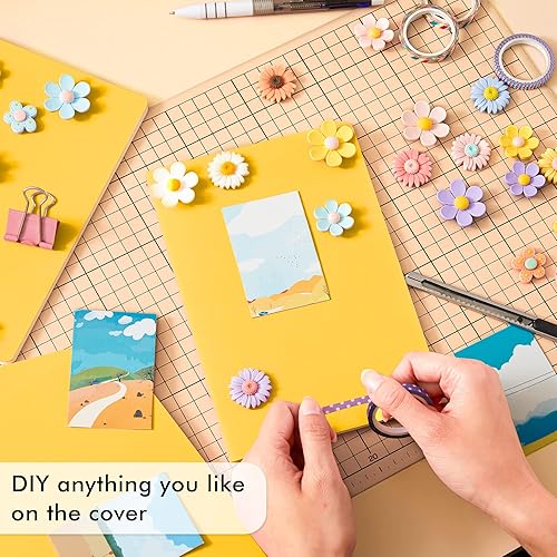 Miniatura 4 de feela - Paquete de 16 cuadernos de tapa suave a granel, cuadernos rayados universitarios para el trabajo para mujeres y niñas, diario de viaje en