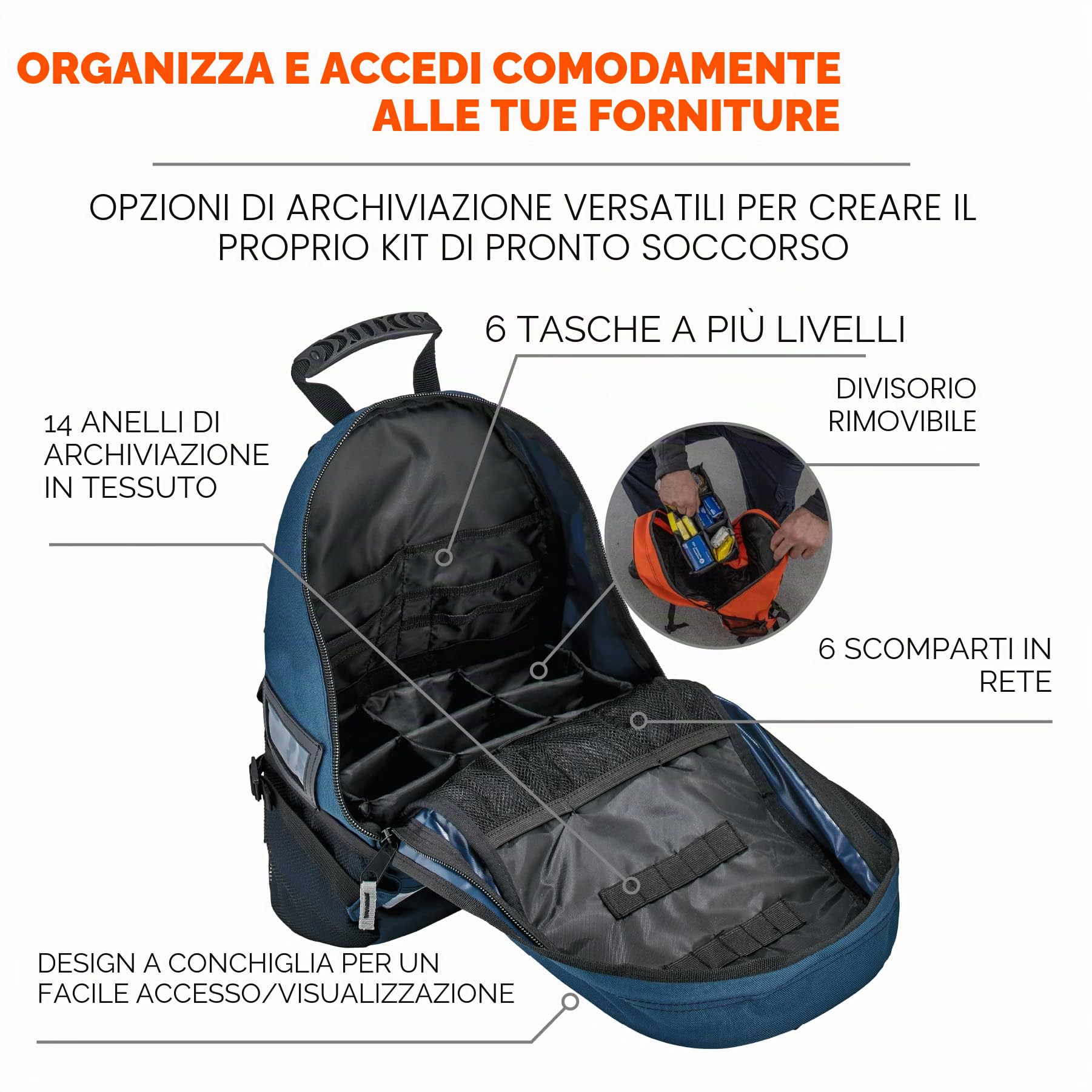 Arsenal 13487 - Zaino medico