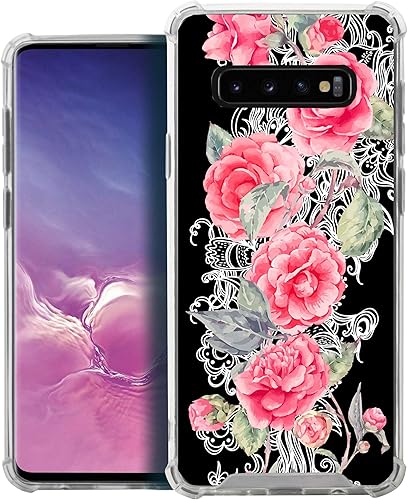 Miniatura 8 de CasesOnDeck - Funda compatible con Samsung Galaxy S10+ | S10 Plus 6.4 pulgadas] S10+ Funda delgada, transparente y flexible de TPU con protección en
