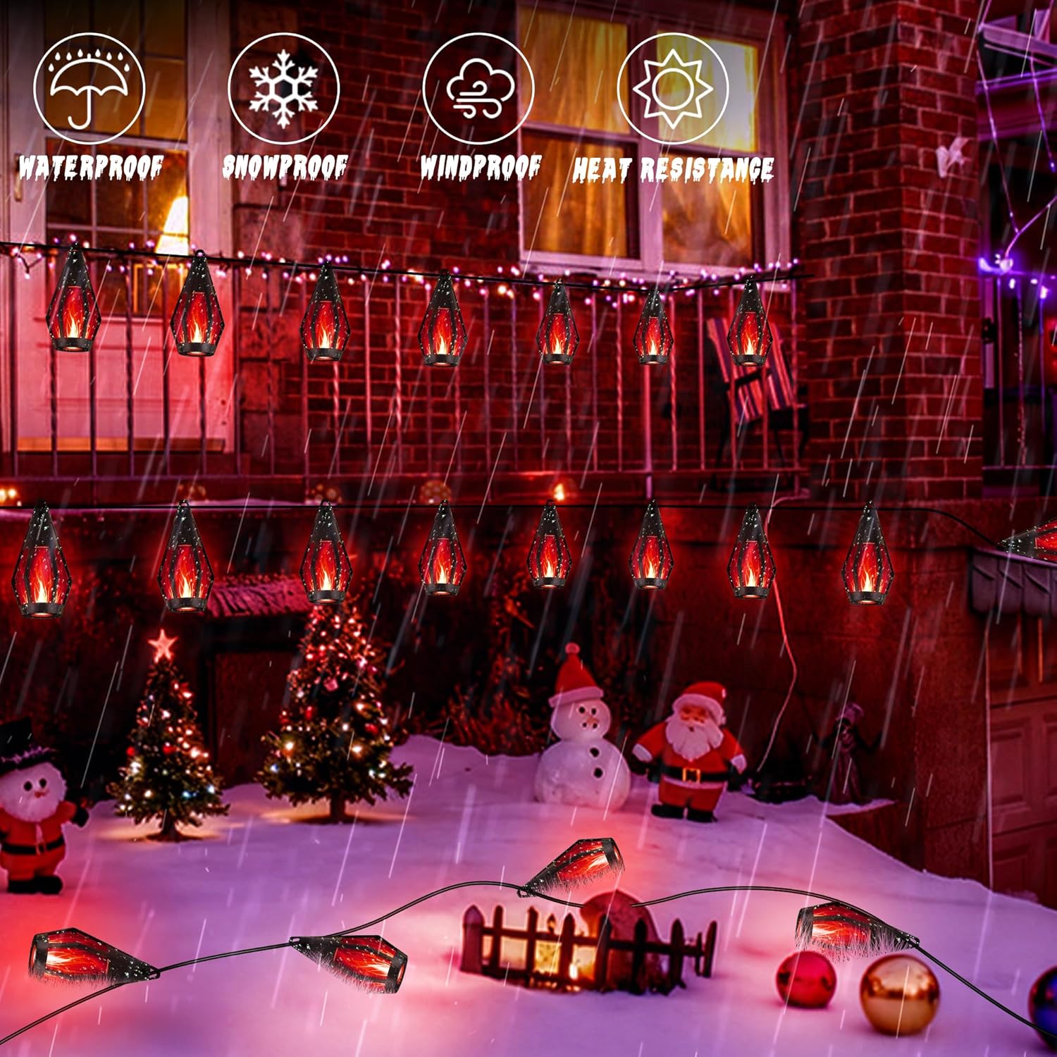 セーブ・インダストリー ソーラー式LEDガーデンライト 園芸 庭 節電 SV-4564【別送品】 | ガーデンライト・屋外照明 通販 |  ホームセンターのカインズ ソーラーフレームストリングライト - 49フィート 15 LEDライト 屋外 ソーラー ストリングライト ガーデン テラス ハロウィ