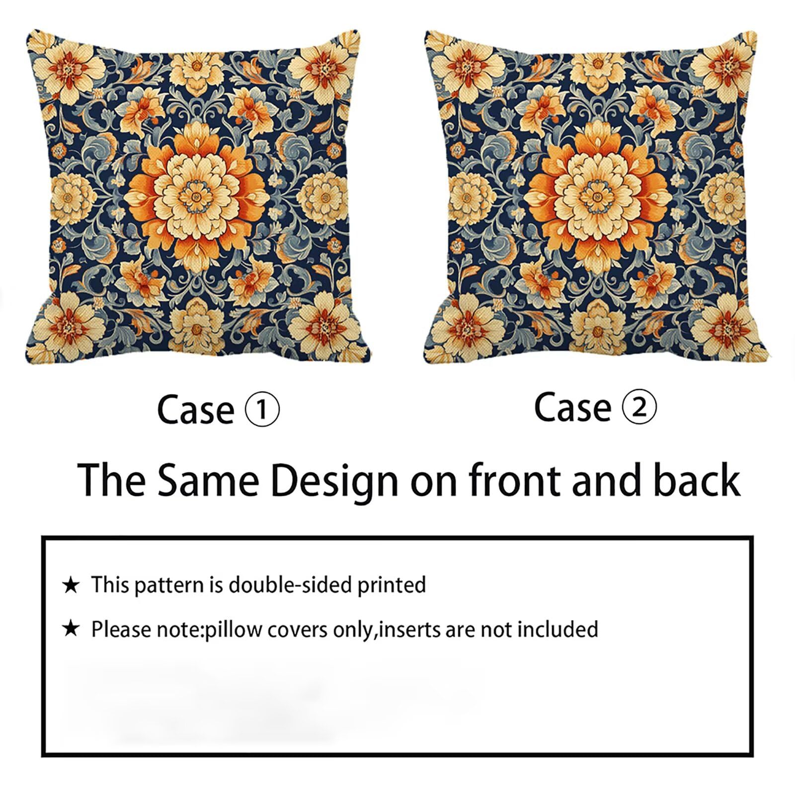 Federe Cuscini Divano 65x65 cm Oro Cuscino Divano Decorativo Set da 2, con Cerniera Retro Lino Cuscini da Esterno Impermeabili Federa Cuscino Quadrato per Divani Camera de Letto Soggiorno Auto dj-541