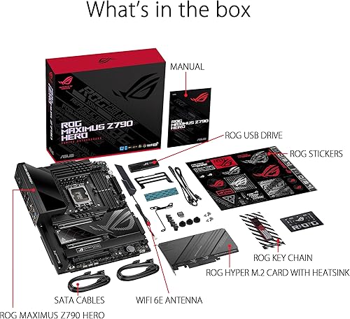 Vista 6 de ASUS ROG Maximus Z790 Hero WiFi6E LGA 1700 (Intel 14ª, 13ª y 12ª generación) ATX placa base