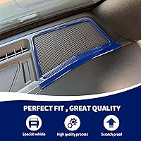 Vista 4 de Funda para altavoz Bronco A-Pilar, cubierta de altavoz de consola central compatible con accesorios interiores Ford Bronco 2021-2023, color azul