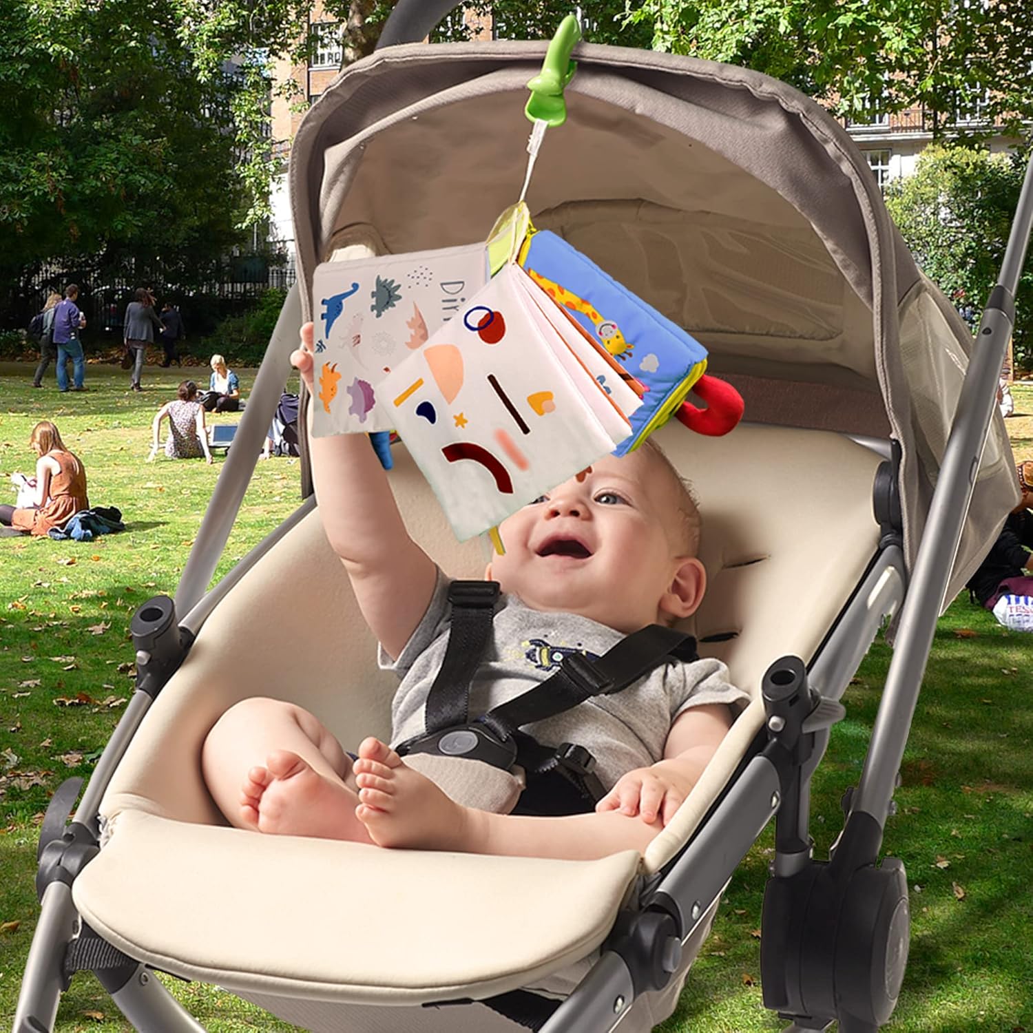 My First Soft Book, Nontoxic Fabric Baby Cloth Books Early Education Toys Activity Crinkle Cloth Book for Toddler, Infants and Kids Develop Motor Skills/Problem Solving (Numbers) : Baby