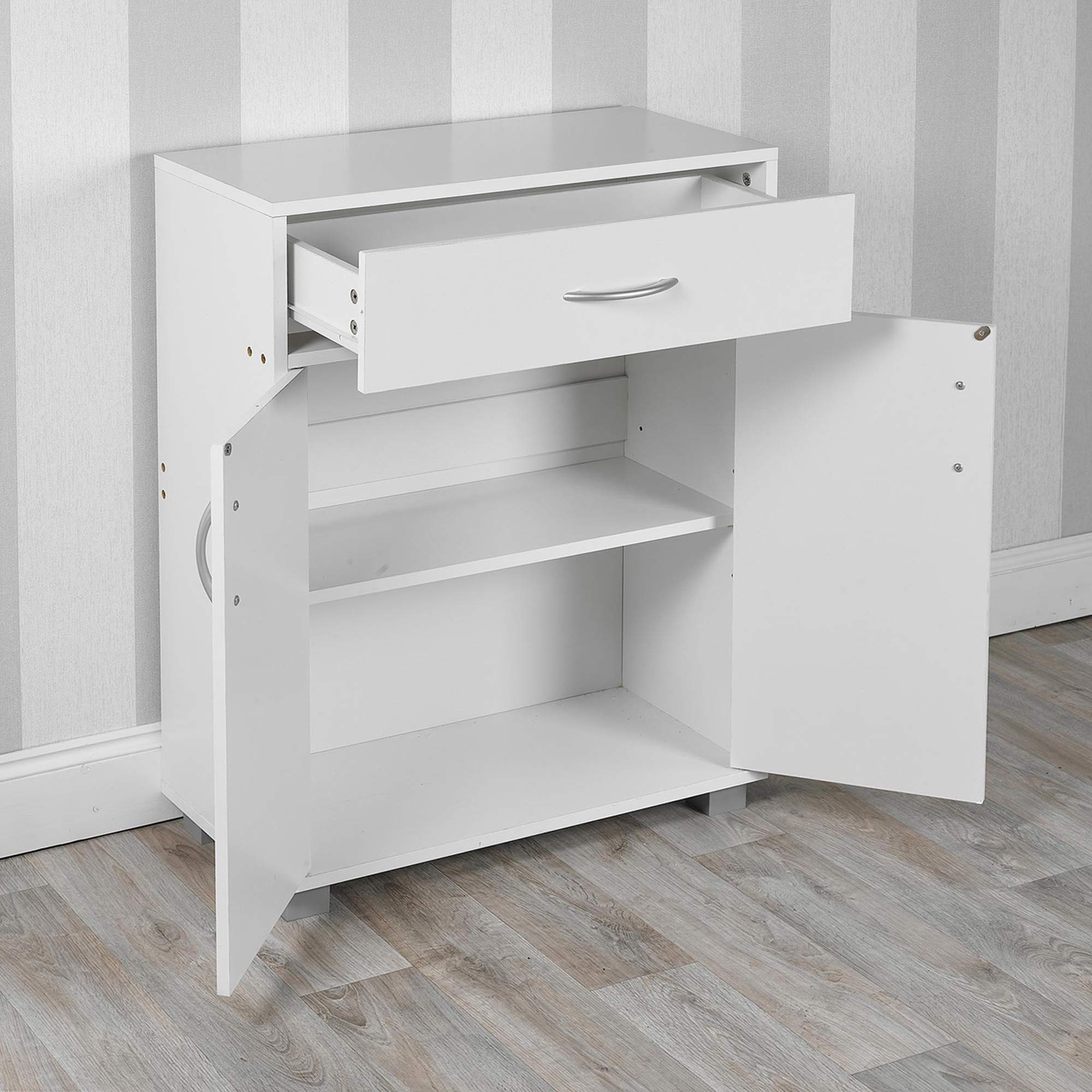 URBNLIVING Houten S-vormige Display Boekenkast