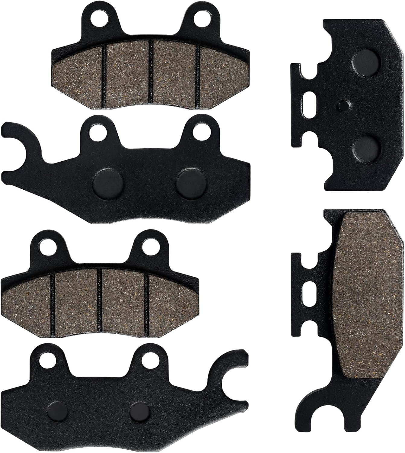 LOCOPOW Brake Pads Rhino 660 700 Front & Rear for Yamaha YXR660 4x4 2004-2007 Raptor 700 700R YFM700 2006-2012 Rhino 450 YXR450 4x4 2006-2009