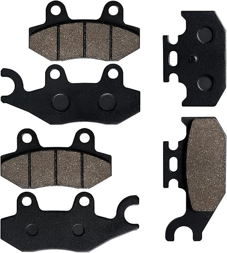 Miniatura 2 de LOCOPOW Pastillas de freno Rhino 660 700 Delanteras y traseras para Yamaha YXR660 4x4 2004-2007 Raptor 700 700R YFM700 2006-2012 Rhino 450 YXR450