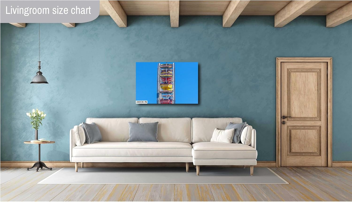 Santa Monica Pier Ferris Wheel Art Print: California Landscape Photography
