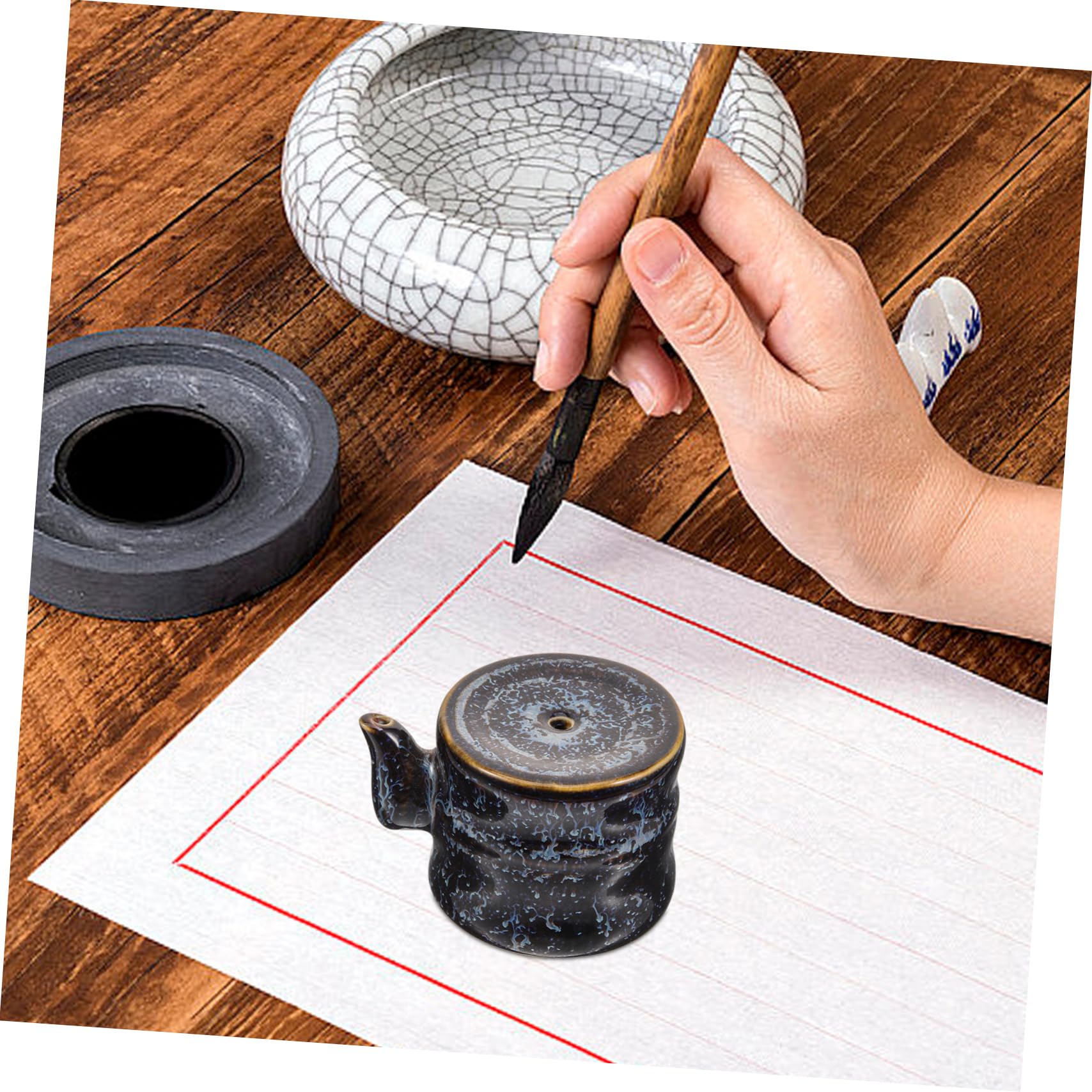 Amazon.co.jp: OHPHCALL 書道用 製水スポイト 墨壷 水差し 絵画用 水