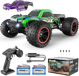 HAIBOXING RC Cars, 1:14 Hobby Fast Remote Control Cars for Adults,Â 39km/h High-Speed 4x4 Off-Road RC Truck RTR RC Monster Truck Waterproof Crawler Racing Buggy 2 Batteries for Boys HBX2105