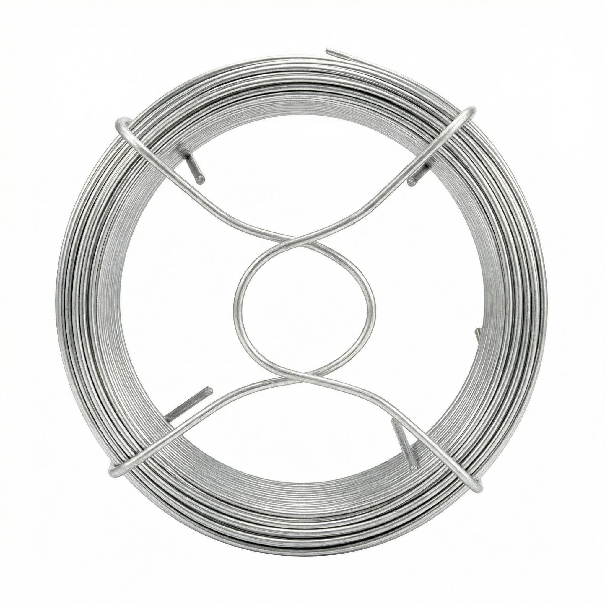 Amagabeli Fil de Fer Galvanisé Ø1.8mm x 50m (Lot de 6) - Fil de Tension Renforcé pour Clôtures & Serres - Fil Métallique Antirouille pour Tuteurs Lourds