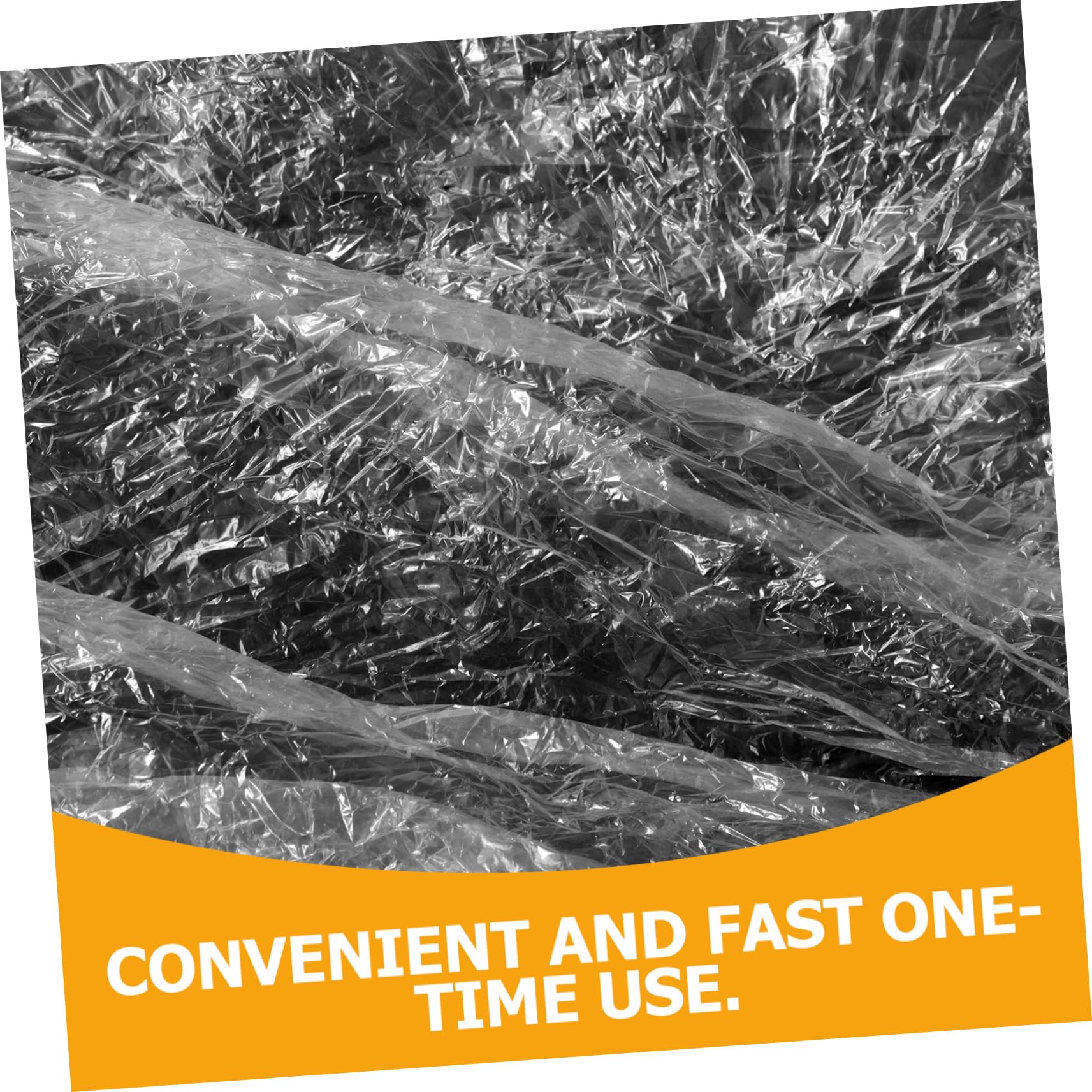 ULTECHNOVO Disposable Car Cover Transparent Pe Protection for Suvs Easy Application for Rain Outdoor Storage — view 9