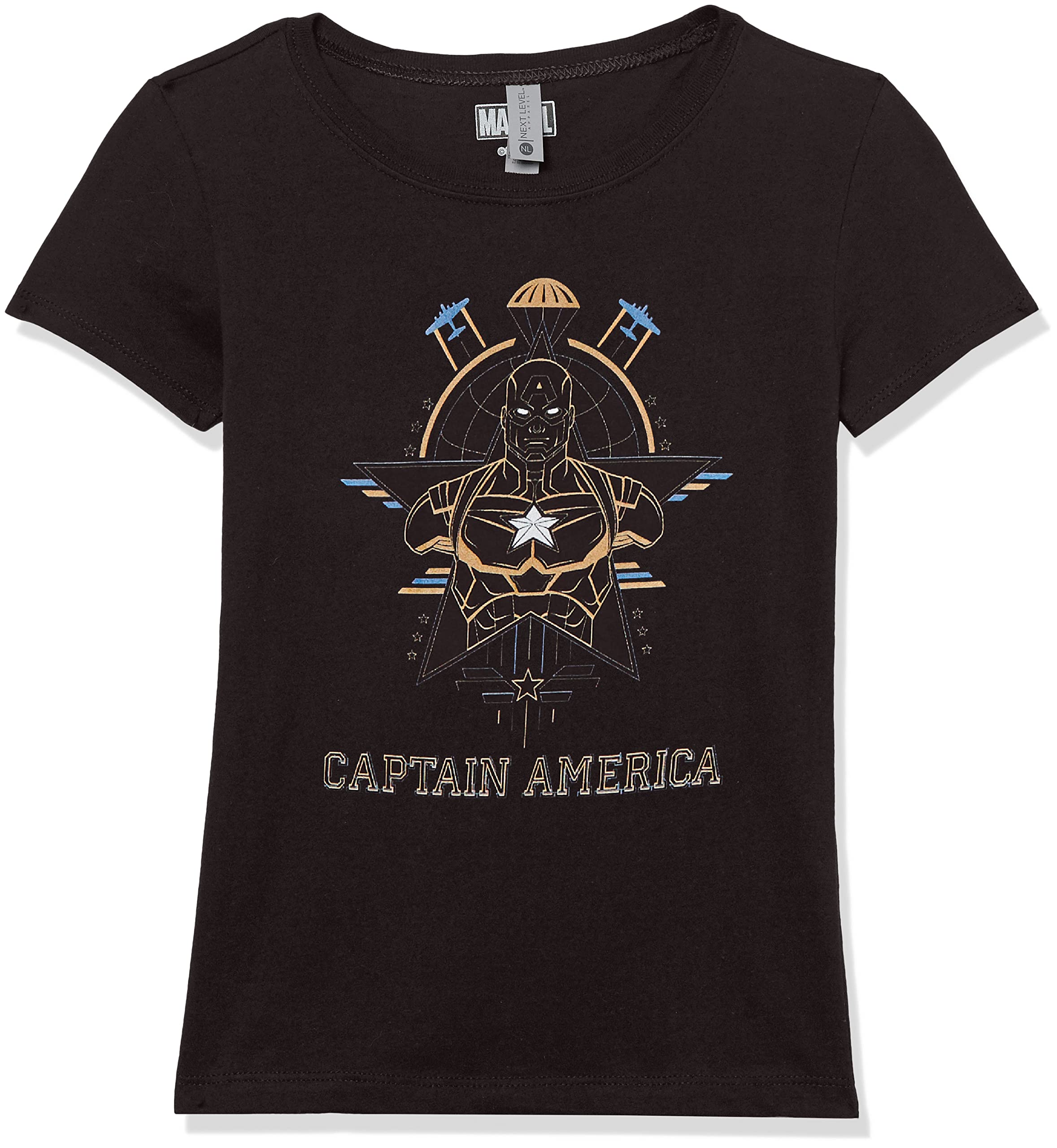 Marvel girls Tech Cap T-Shirt