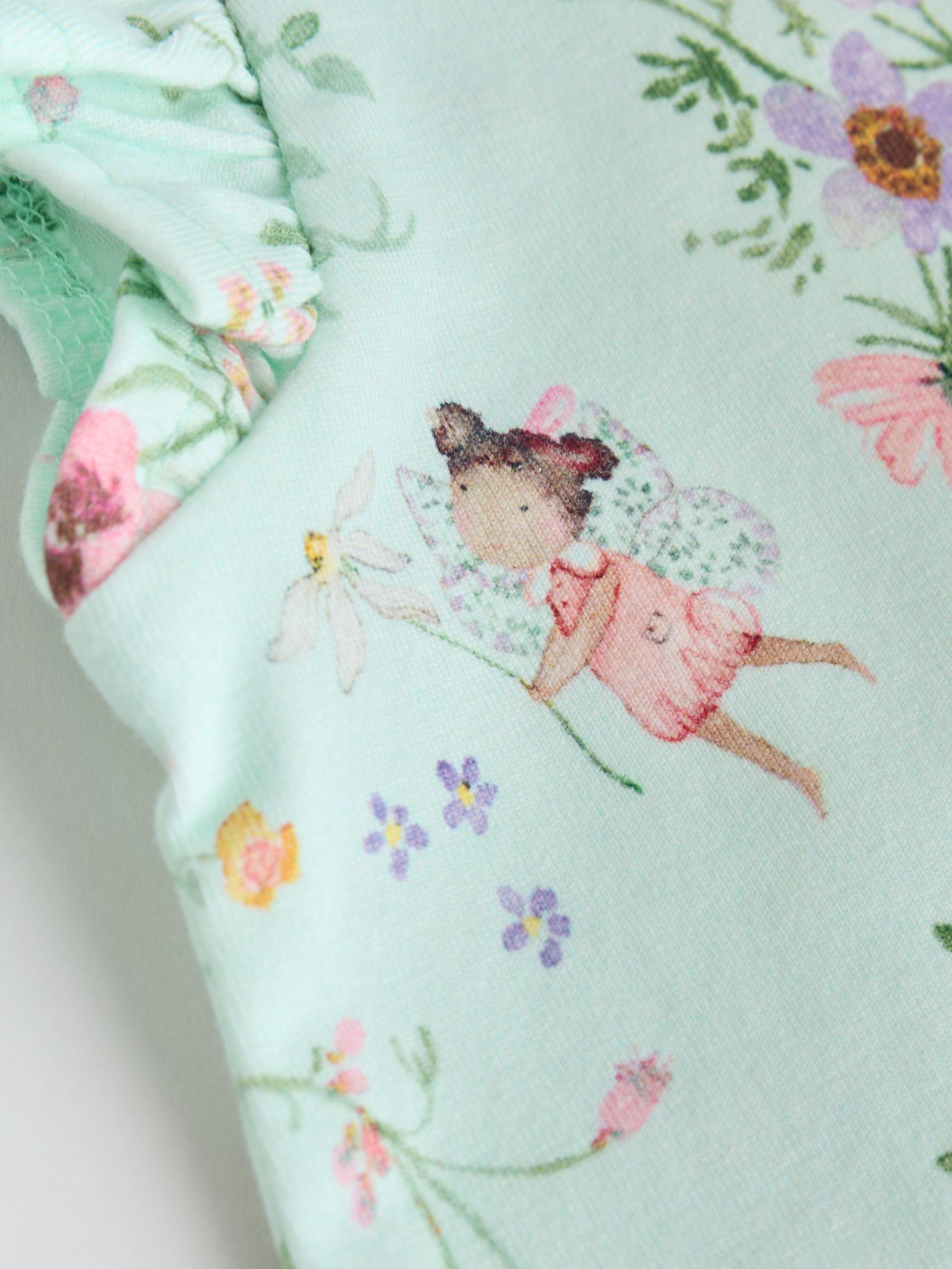 NEXT Baby Mädchen Baby Kurzarm-Oberteil und Leggings im 6-teiligen Set