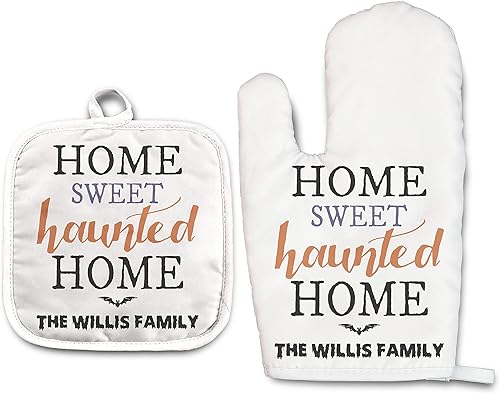 Miniatura 15 de Lemon - Juego de manoplas de horno personalizadas y soporte para ollas Mitón de horno Soporte para ollas Regalos de cocina Inauguración