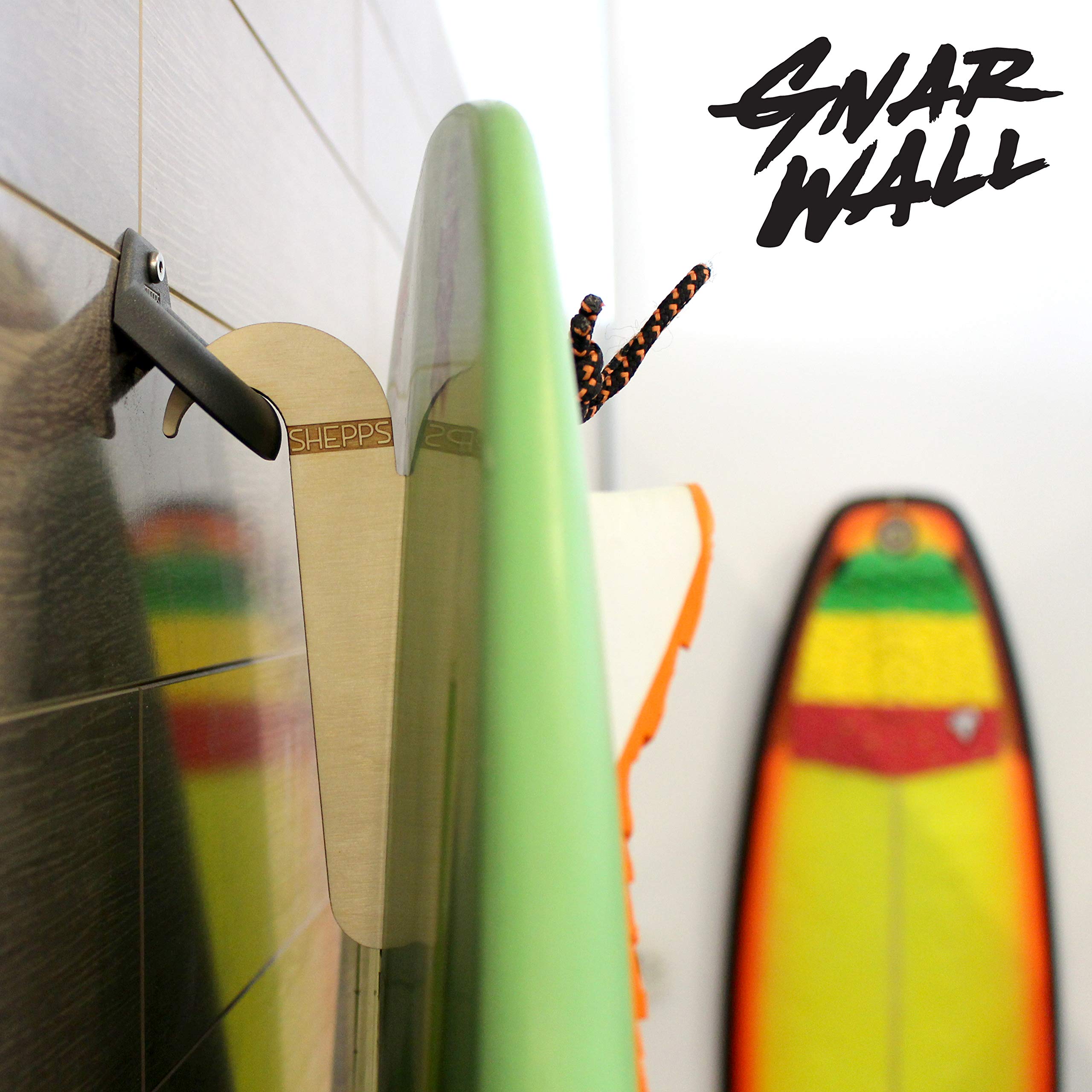 Shepps Hidden Surfboard Wall Mount for FCS/Future Plug - Patented Made in Canada (FCS I/II)