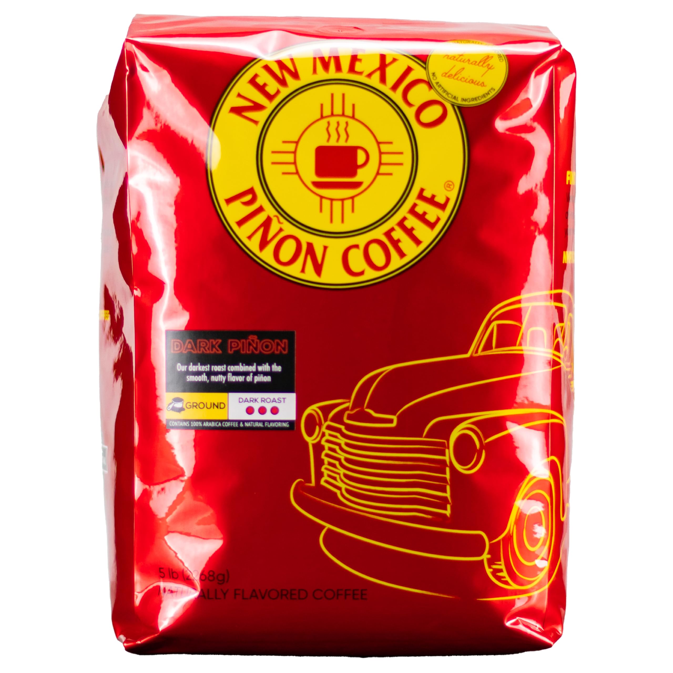Sponsored Ad - New Mexico Piñon Coffee Naturally Flavored Coffee (Dark Piñon Ground, 2 pound)