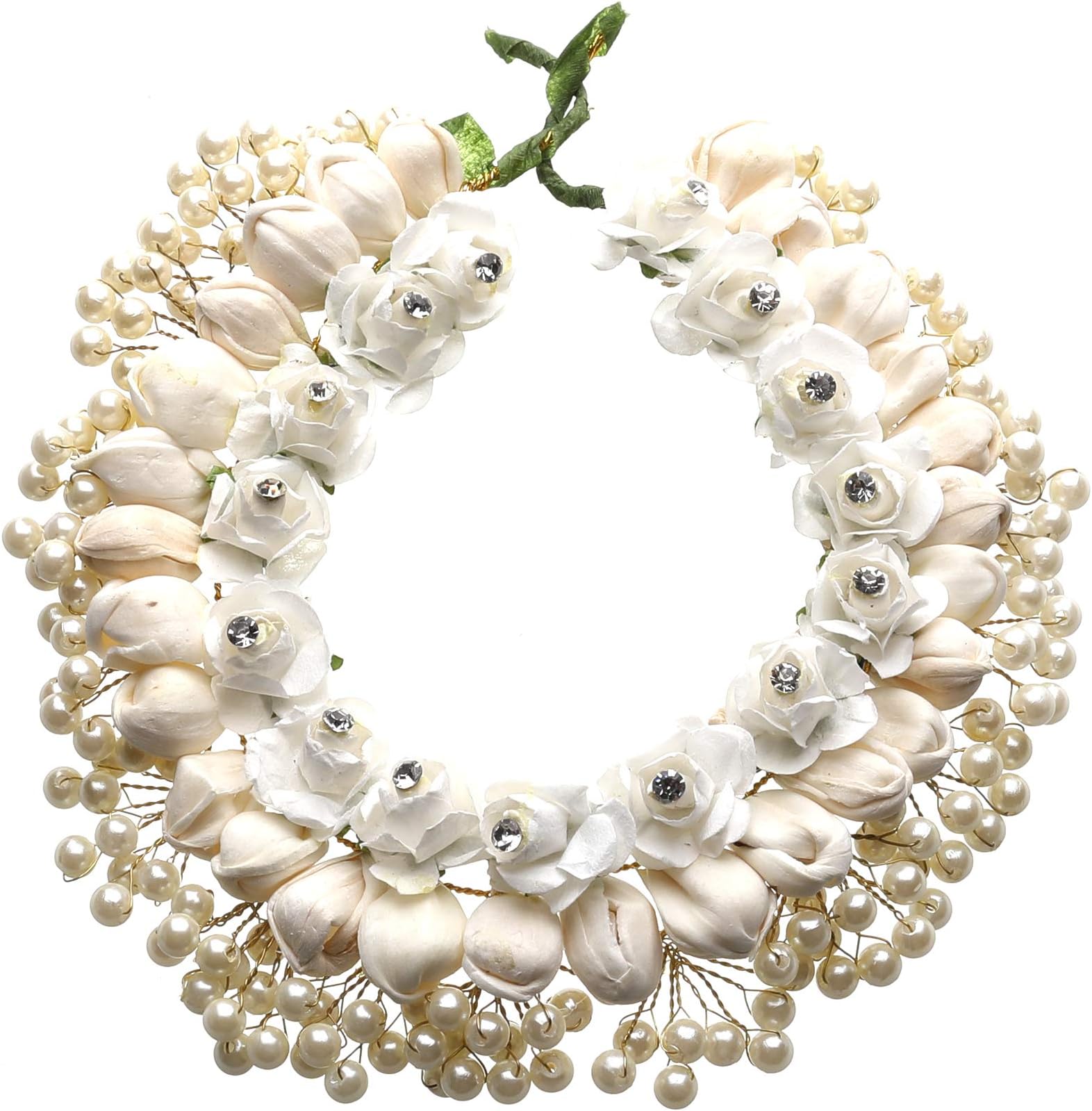 Aakarshana jewels Traditional Indian Look Hair Accessories Best Match for Bollywood Dance Looks Like Natural Flowers Party Accessories for Weddings Proms Parties or Other Occassions