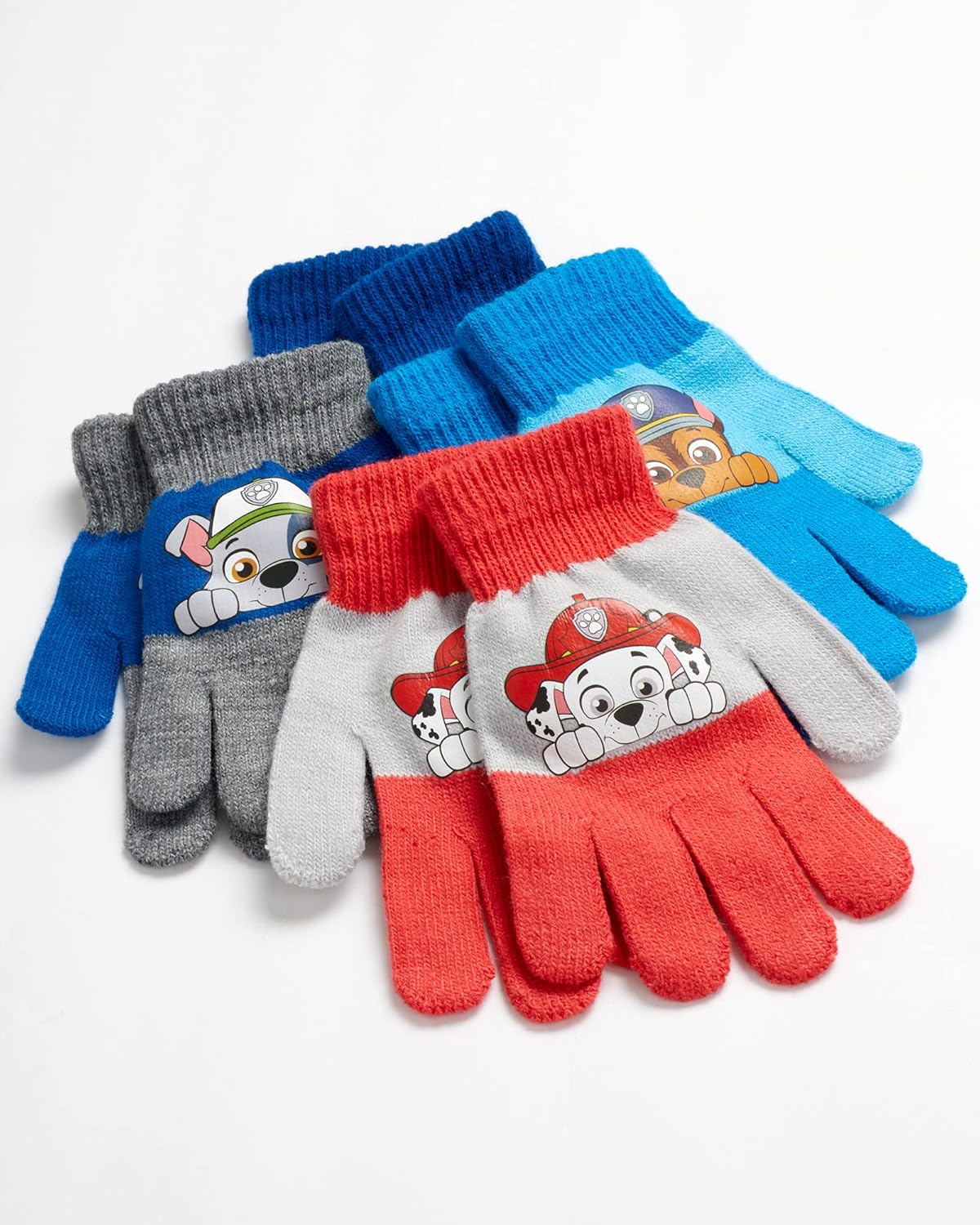 Nickelodeon Boys 4 Pack Mitten or Glove Set: Paw Patrol and Blaze (Toddler/Little Boys): Clothing, Shoes & Jewelry