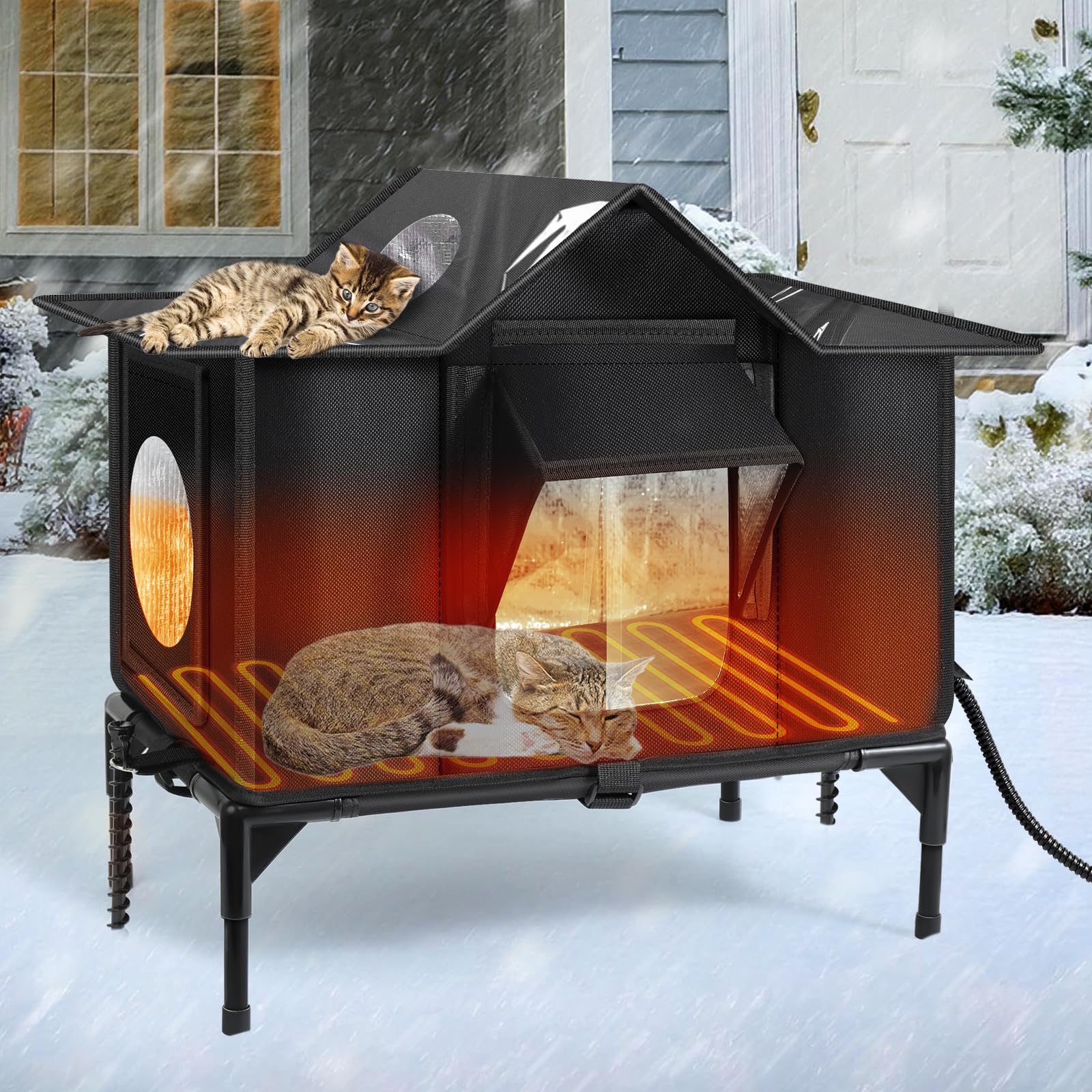 Photo 1 of Wn's Day Insulated Heated Outdoor Cat House M