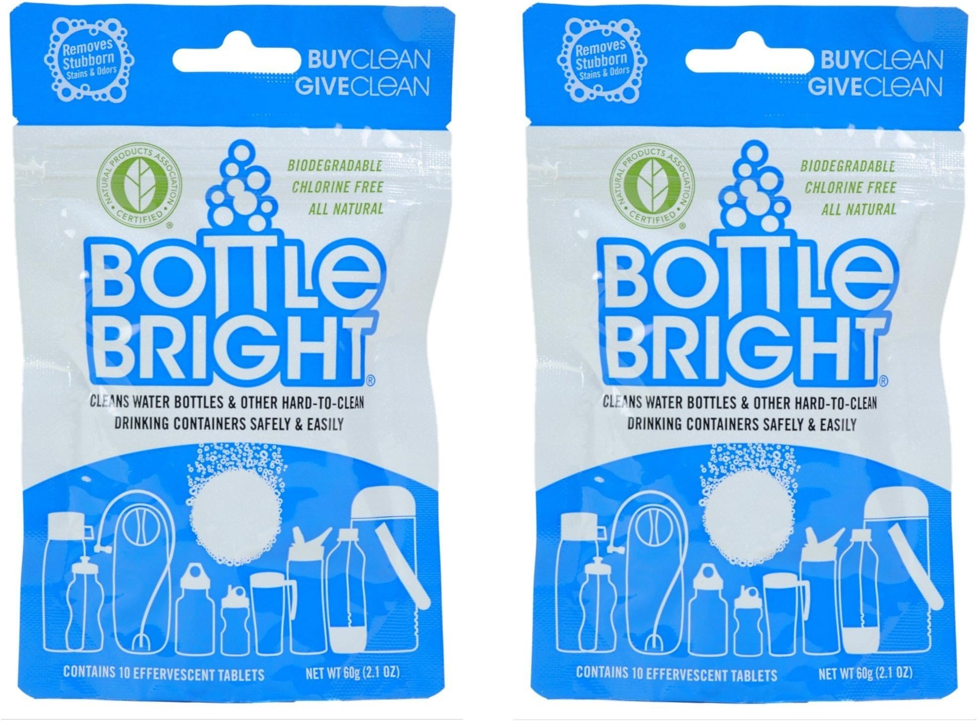 Bottle Bright 10 Count Pouch 2 Pack