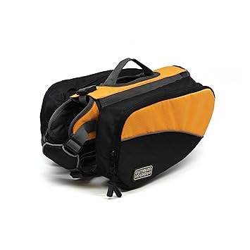 Outward Hound Kyjen 2500 Dog Backpack, Small, Orange