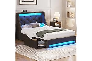 Rolanstar Twin Bed Frame: The Ultimate Kids' Bed with Comfort and Convenience