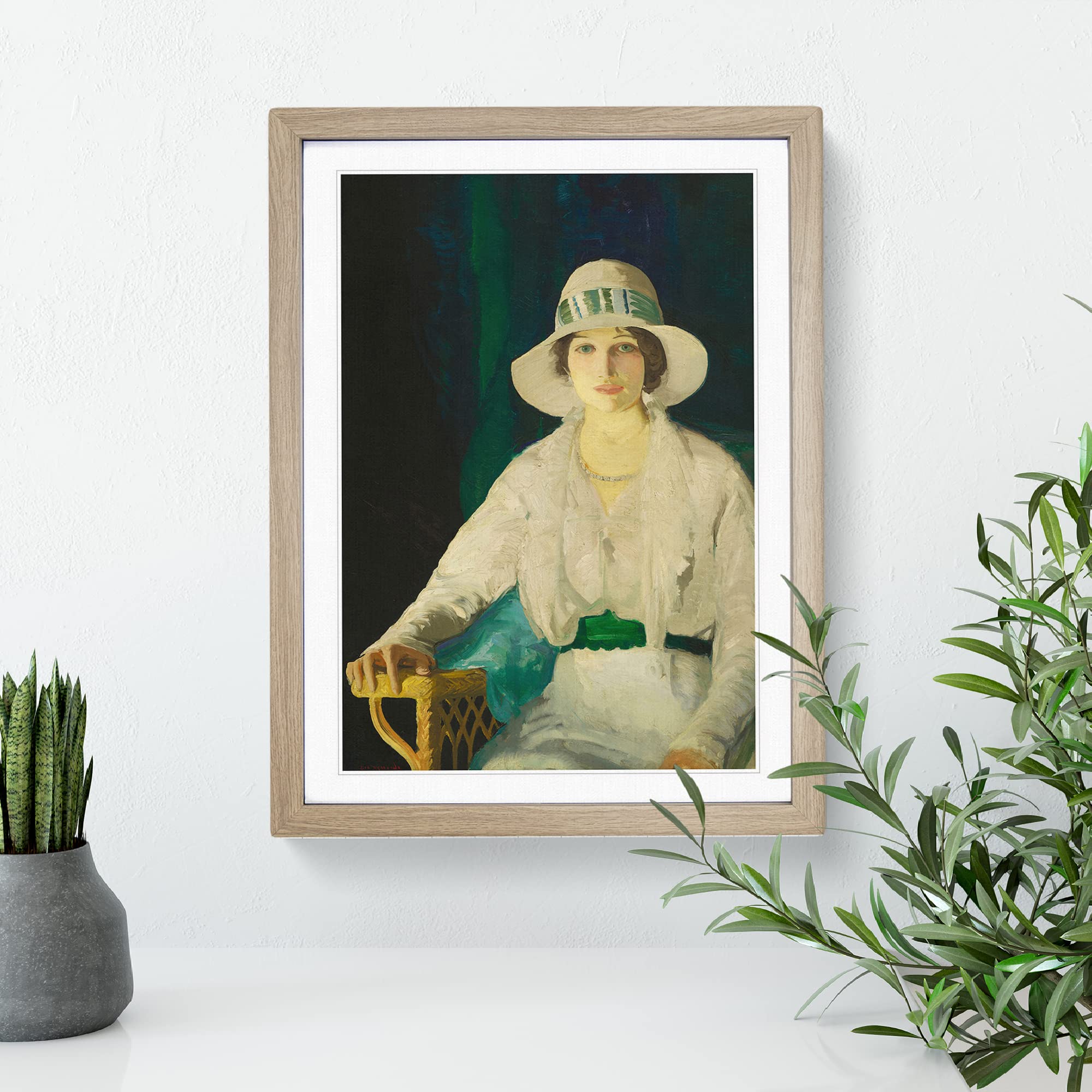 Mrs. Randall Davey By George Bellows Classic Painting Framed Wall Art Print - Image 2