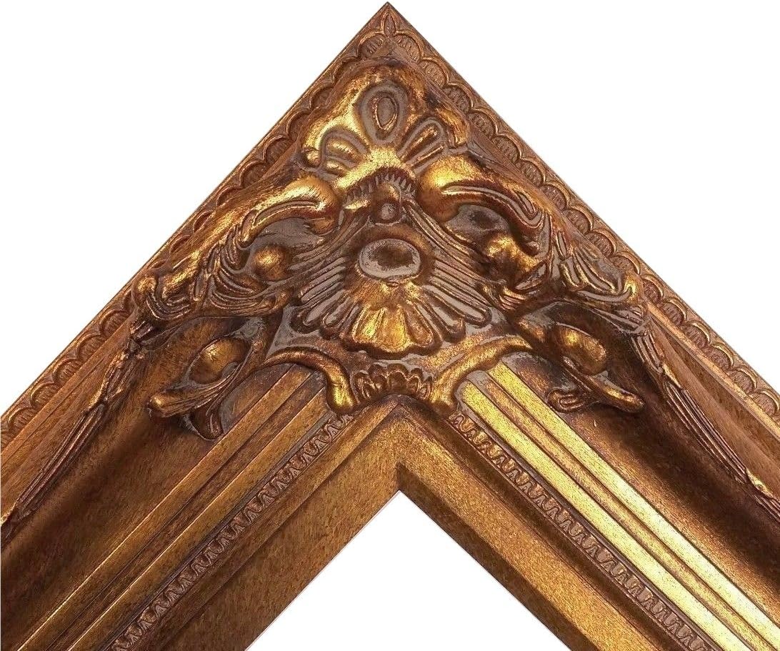 5" Antique Gold Leaf Ornate Oil Painting Wood Picture Frame 801G (16x20)