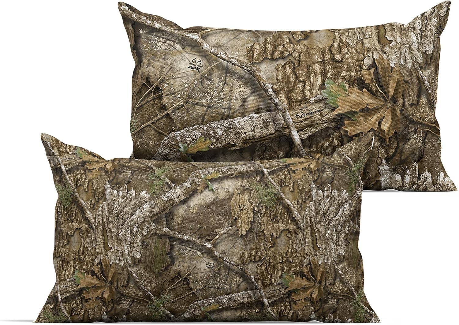Northwest Realtree Pillowcase, Hunting Décor, Men's Bedding, Camouflage Cabin Sheets, Set 2-Pack, 20" x 28", APX Camo