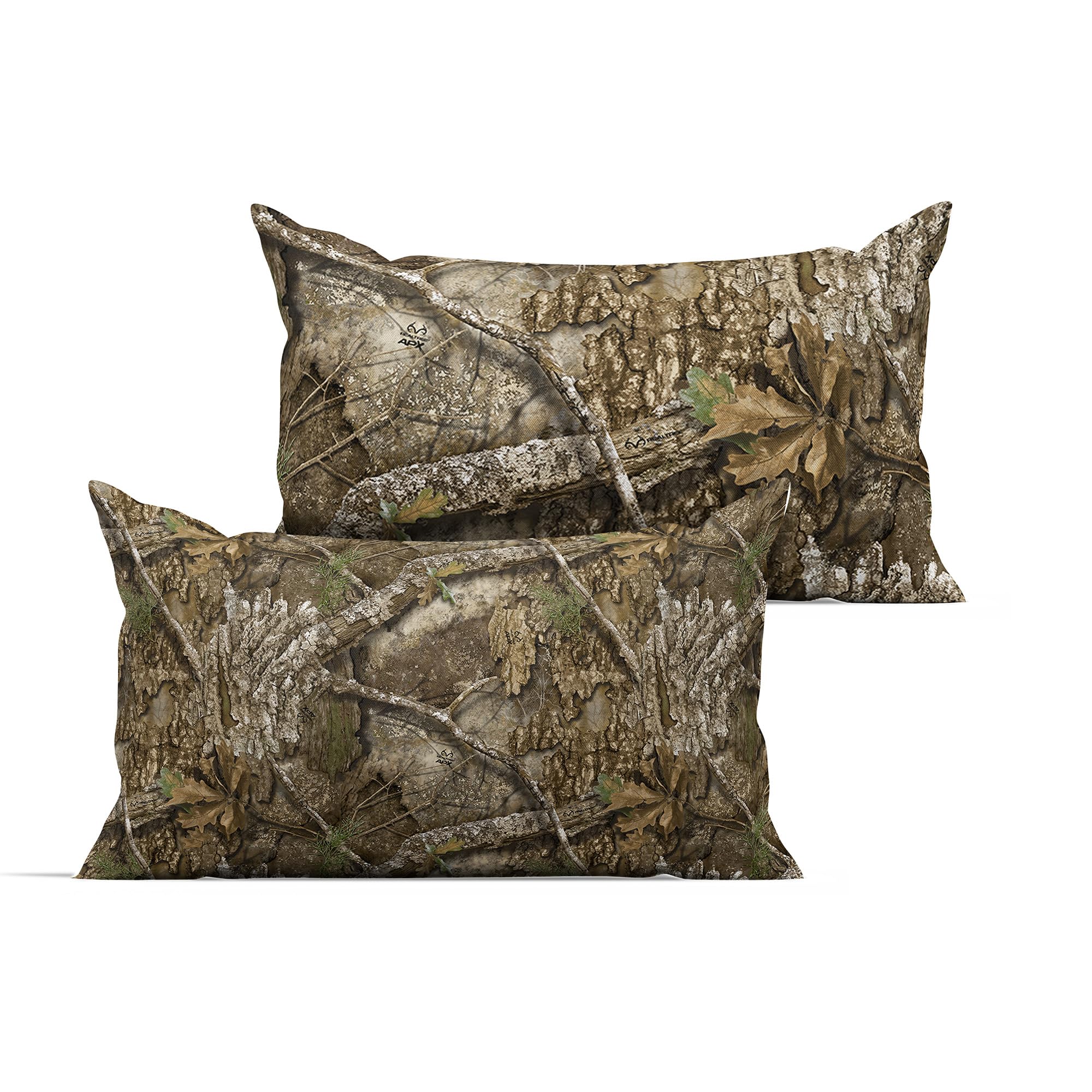 Linge de lit chasse pour cabine et chalet taies d'oreiller Realtree