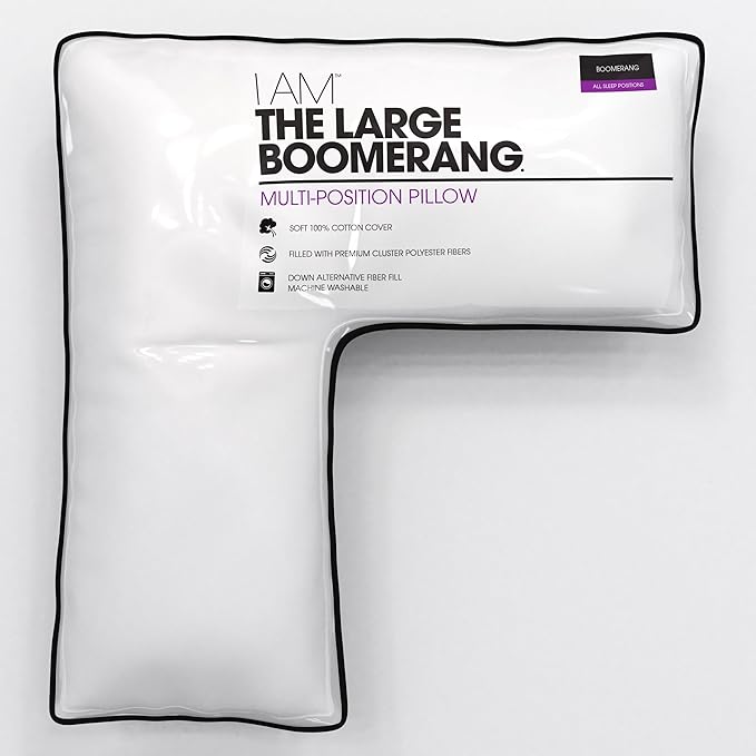 I AM™ The Large Boomerang Pillow (33.5" x 32
