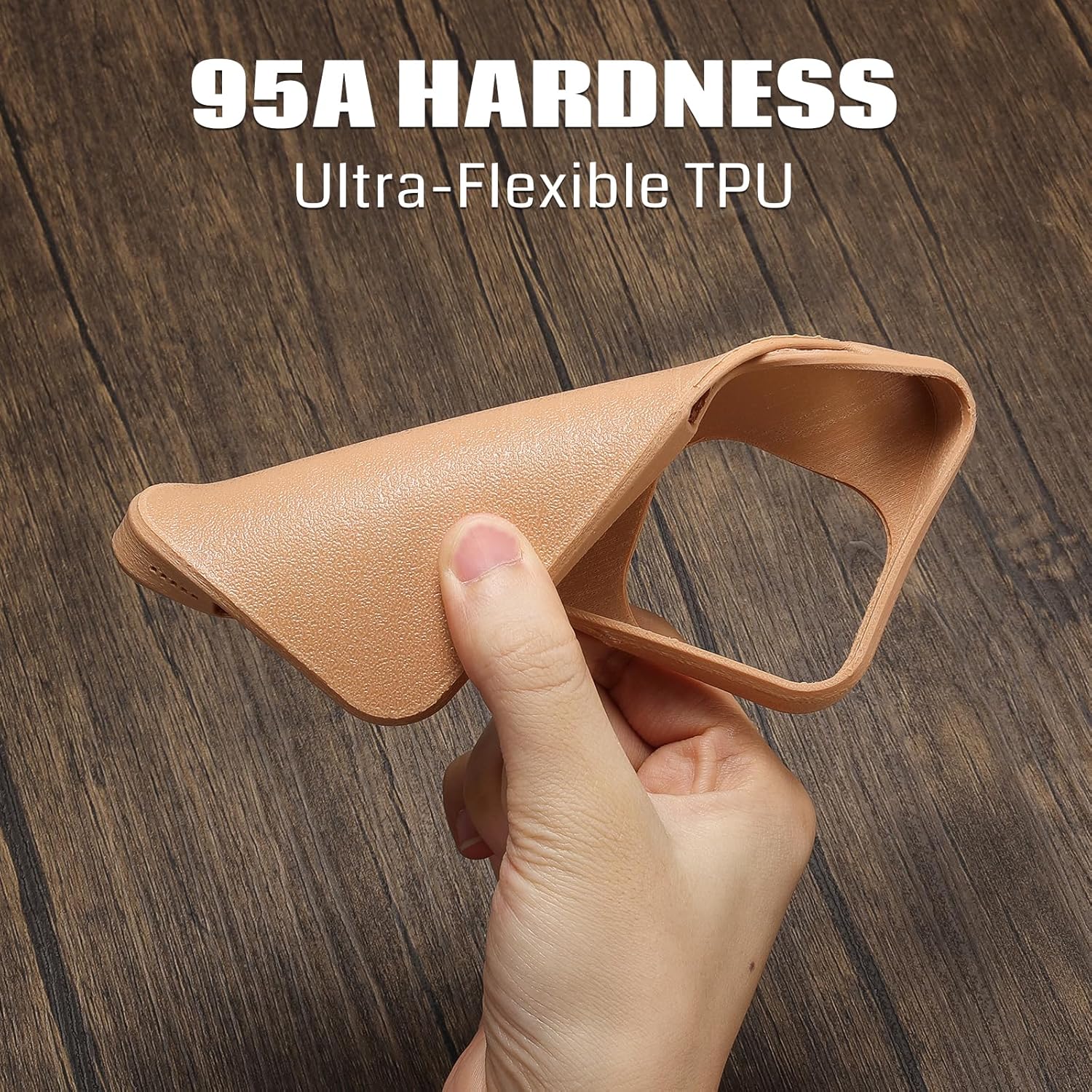 SainSmart Matte TPU Filament, Skin Flexible TPU 3D Printing Filament, 1.75 mm, 1kg (2.2LB), Dimensional Accuracy +/- 0.04 mm, 95A Soft