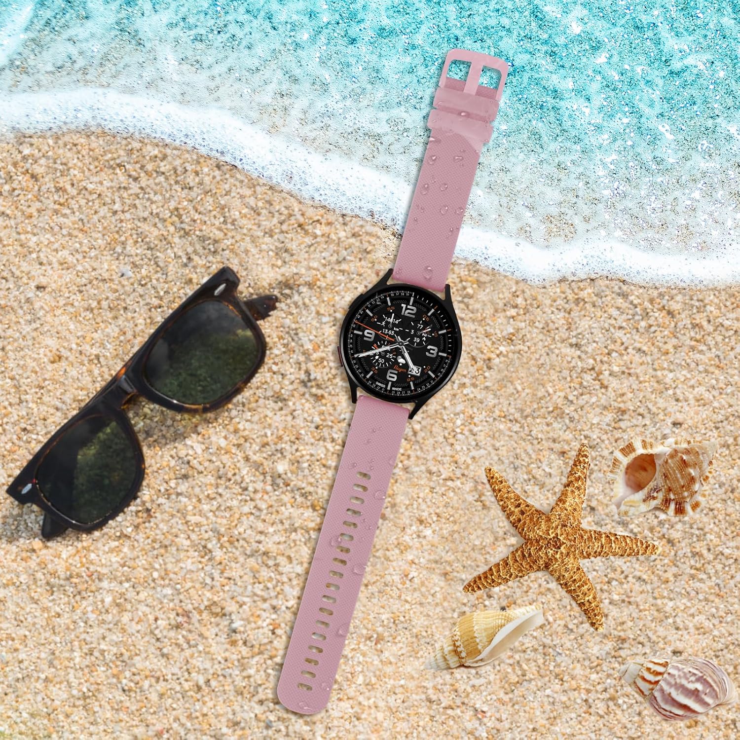 Silicone Watch Band Soft Rubber Quick Release Watch Strap Waterproof Replacement Strap 16mm 18mm 20mm 22mm Multi-color Available - Image 2