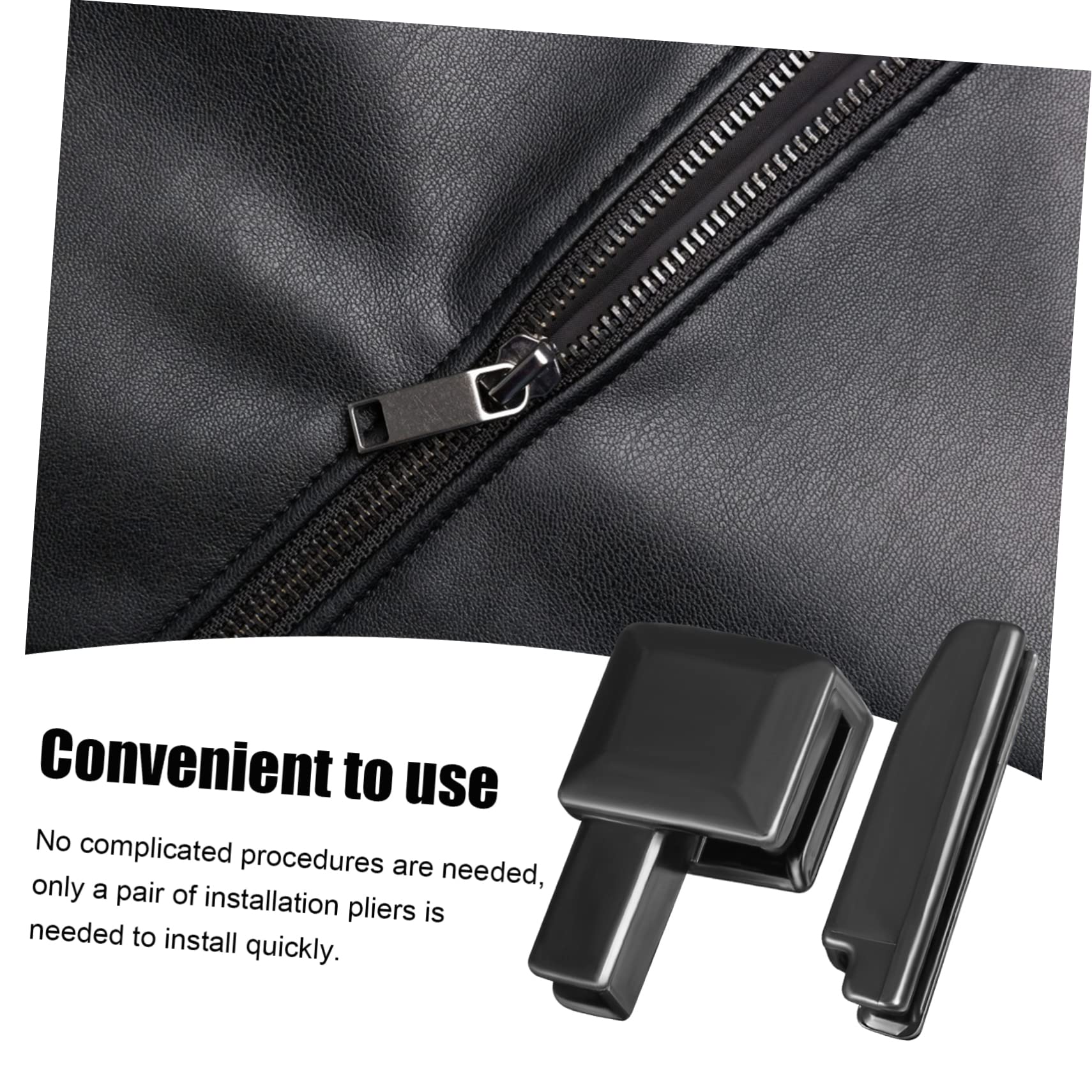NUOBESTY 5piezas Kit De Reparación De De Reparación Metálicas Para Ropa Chaquetas Jeans Equipaje y Mochilas