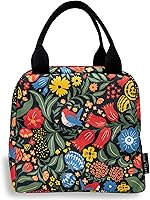 Vista 13 de Steel Mill & Co - Bolsa de almuerzo aislada para mujeres u hombres, lonchera de gran capacidad, bonita bolsa de almuerzo para adultos, mini hielera