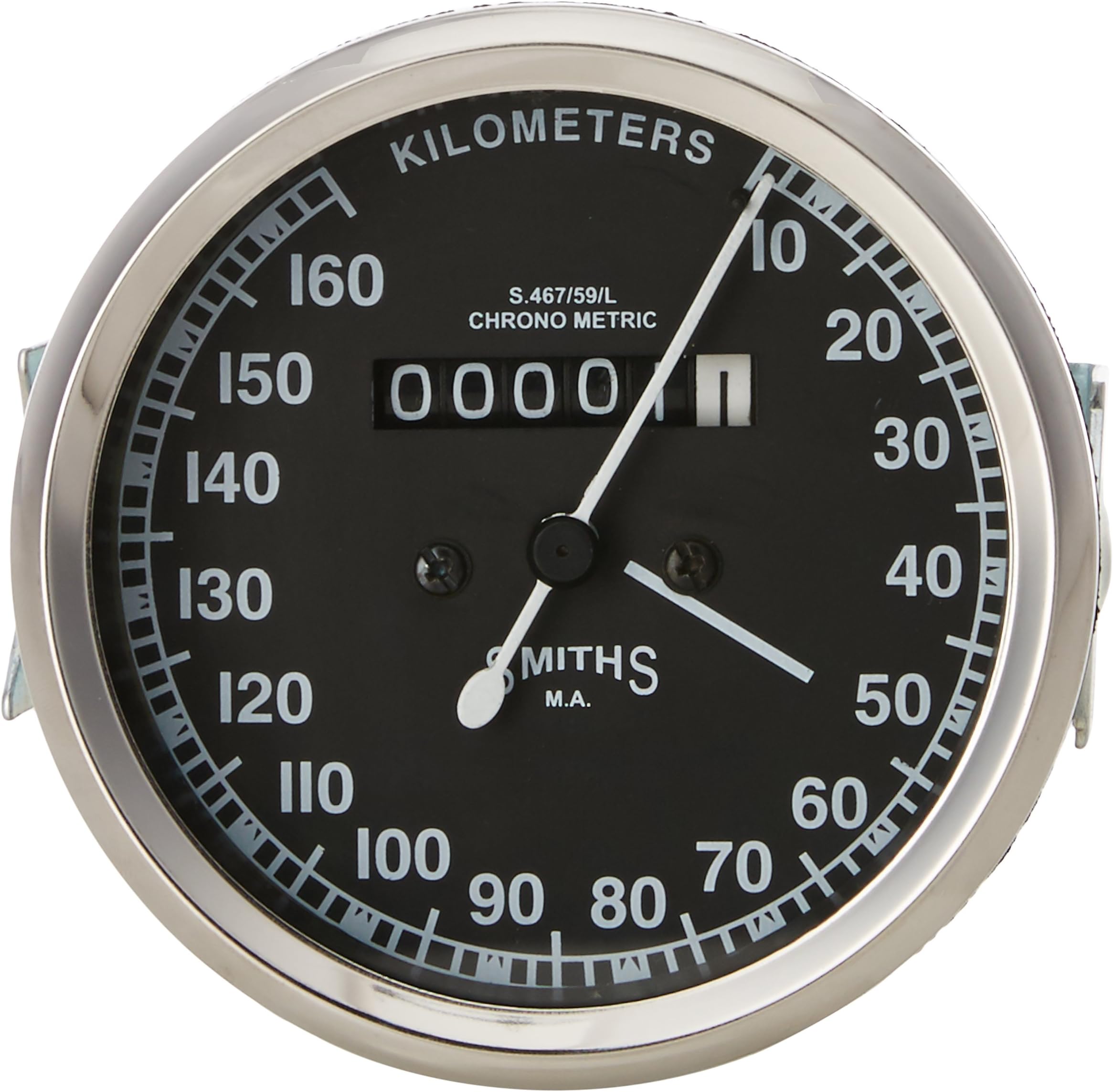 Smith Speedometer Dial for Royal Enfield (Black) (A-203)