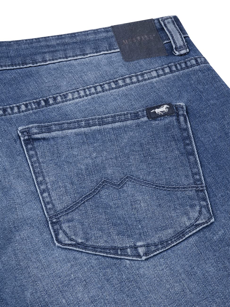 MUSTANG Damen Shorts Bermuda Kurze Jeans Hose Regular Jeansshorts Hotpants | Basic Denim Stretch Baumwolle Blau 25 26 27 28 29 30 31 32 33 34