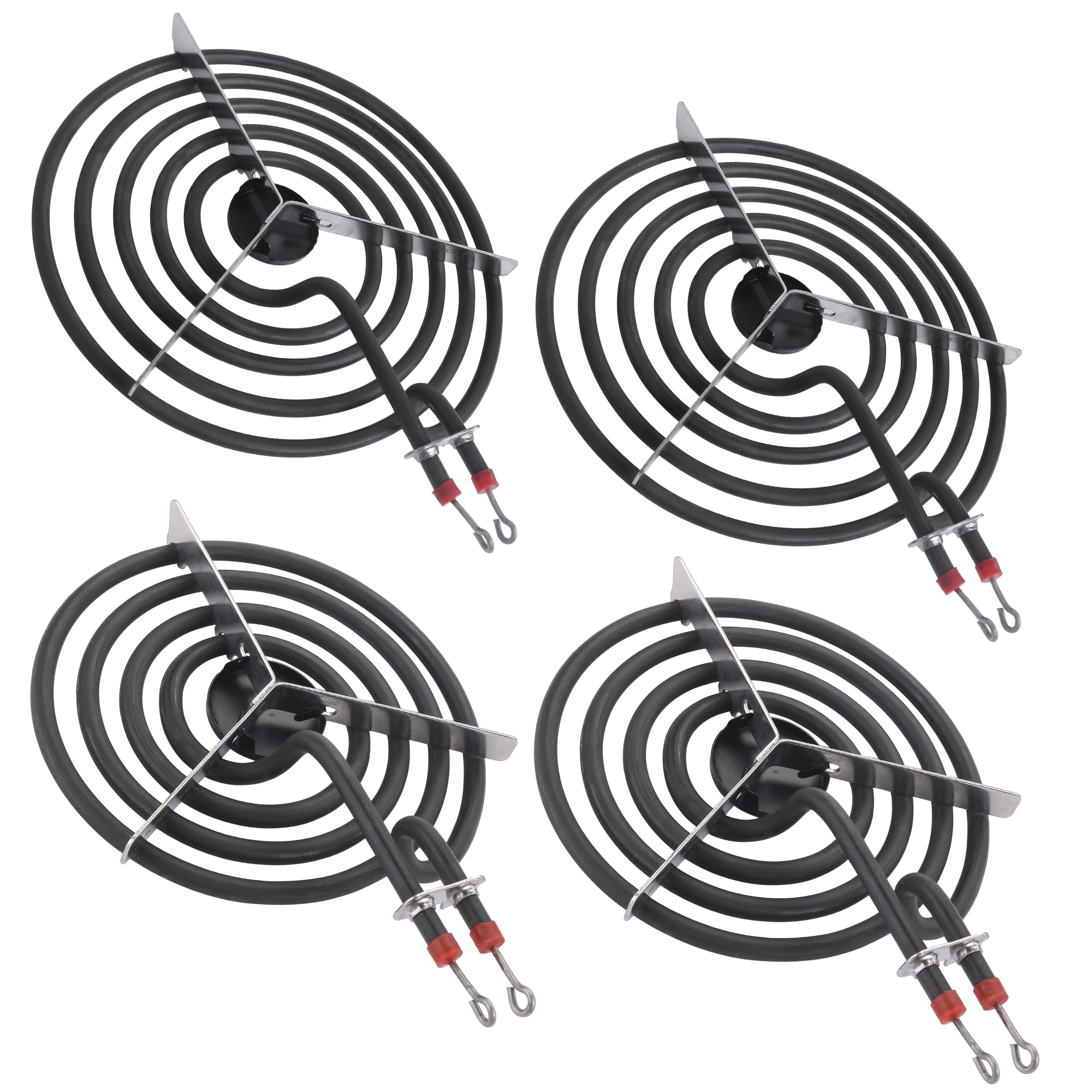 Romalon MP22YA - Juego de 4 quemadores eléctricos MP15YA de 6 pulgadas y 2 quemadores de estufa MP21YA de 8 pulgadas para estufa eléctrica Hard-Wick Ken-more Ma-tag Nor-ge Whirl-pool