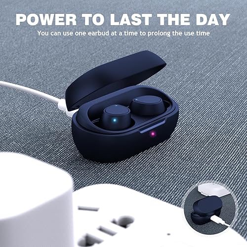 Miniatura 3 de Auriculares Bluetooth 5.2 para Apple iPhone 16 16e 15 Pro Max 14 Plus 13, auriculares inalámbricos pequeños con micrófono control táctil para