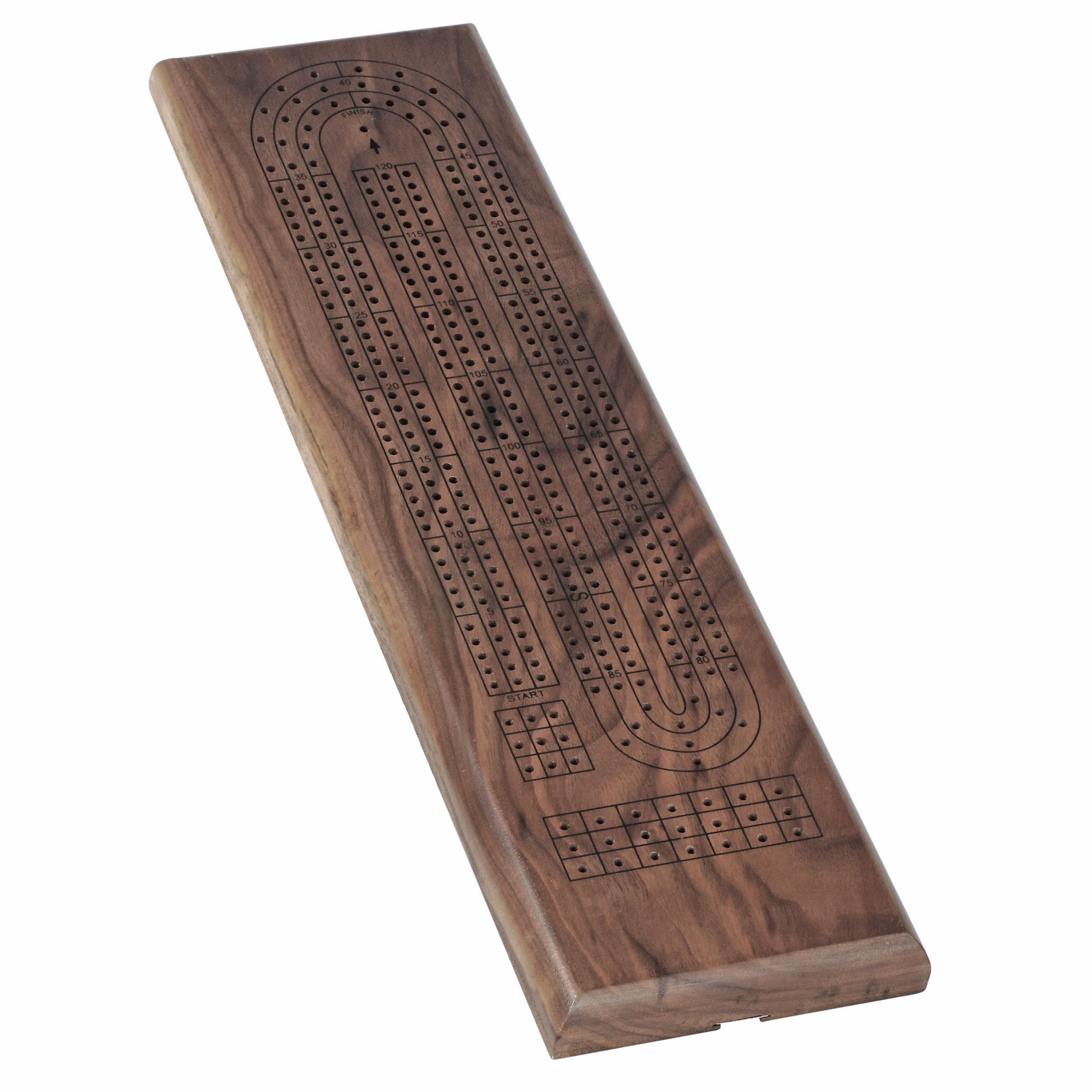 Continuous Cribbage Board, Premium Cribbage Board Game with 3track