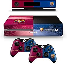 FC Barcelona 1 Xbox Uno azul cojín del regulador y la consola de color rojo de la piel Camp Nou imagen Estadio escudo del club oficial de regalos