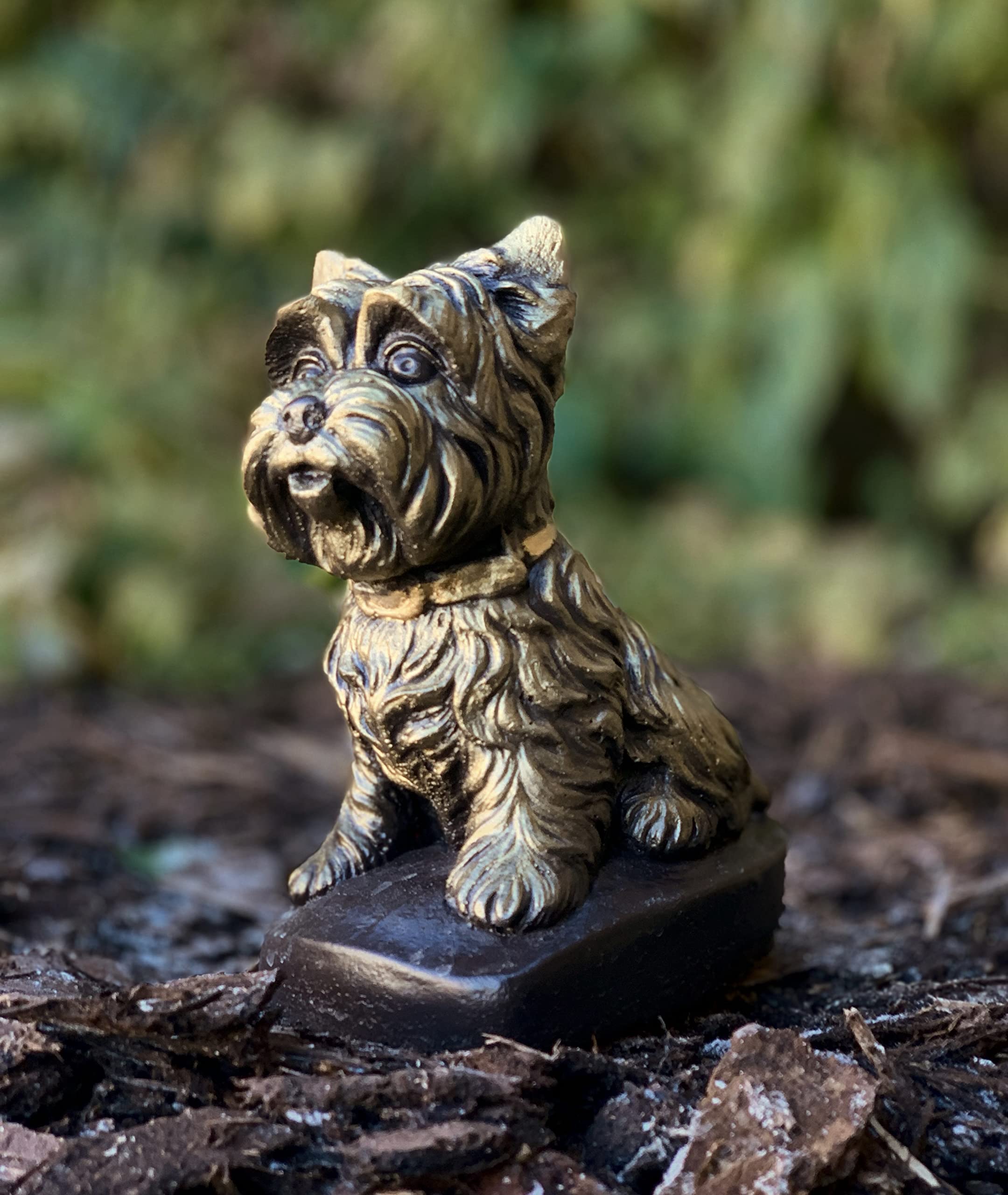 Sculpture de chien - Art déco - Bois, Bronze