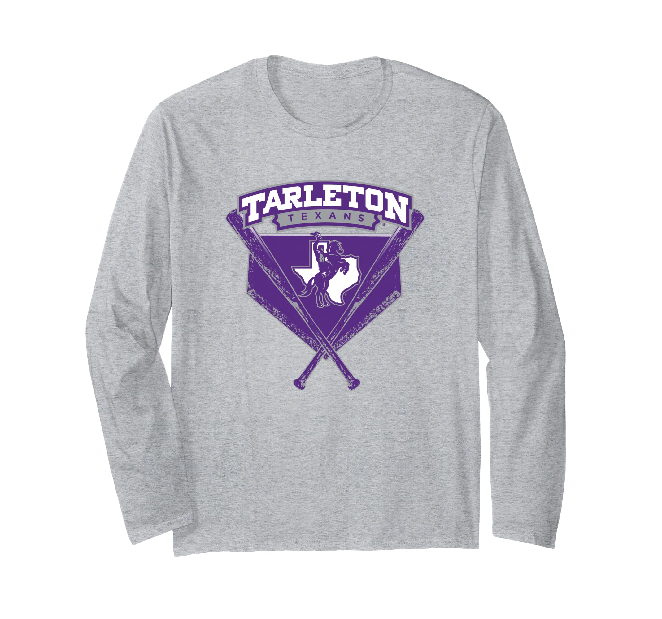 Tarleton State University Texans Baseball Diamond Long Sleeve T-Shirt