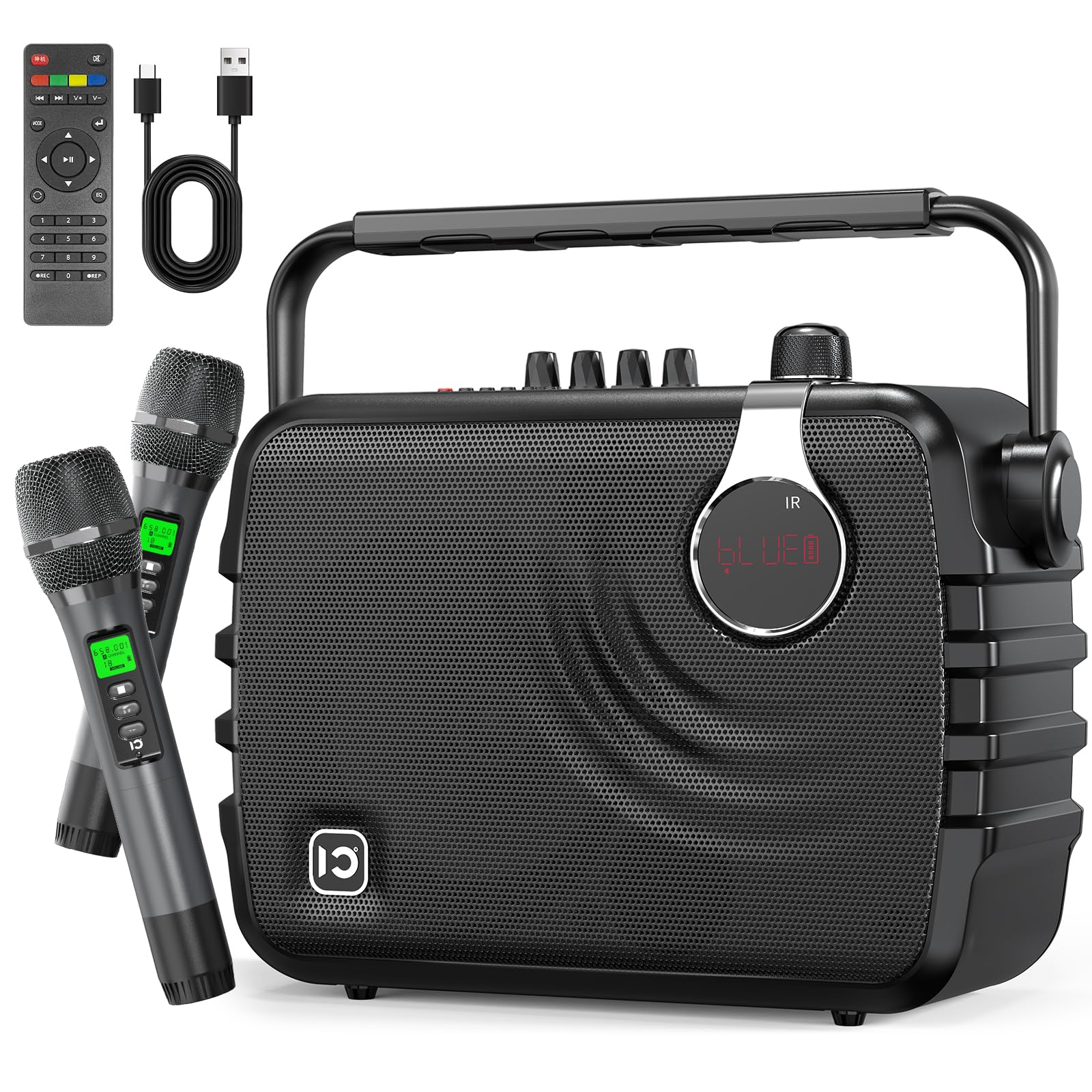 Amazon.com: SHIDU 150W Portable PA System Bluetooth Speaker with 2