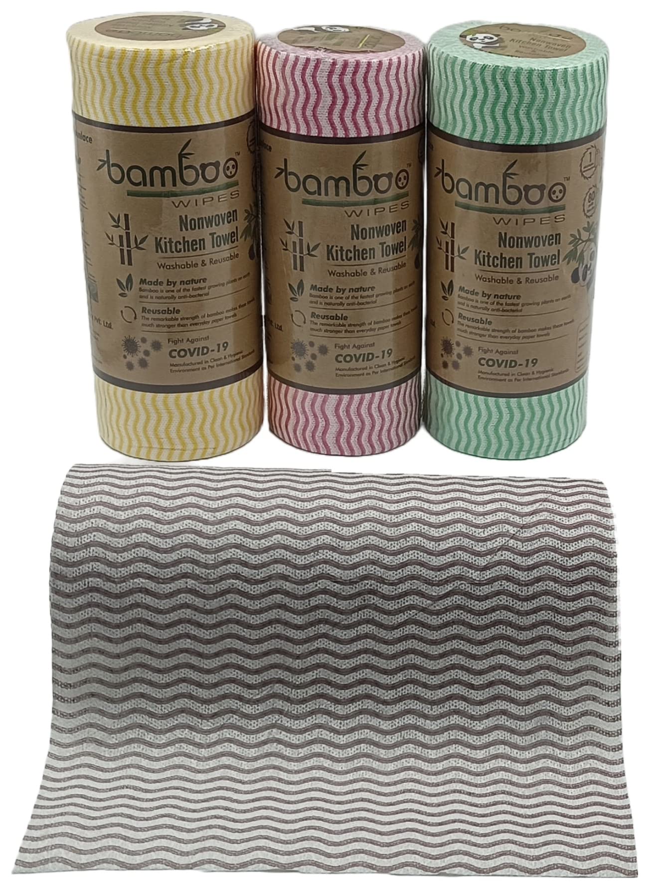 See full amazon price history chart for BAMBOO WIPES | Reusable & Washable Zigzag wave Printed Kitchen Towel Tissue Roll| Combo Of 2 Rolls (160 Pulls) Multipurpose |Non Woven, printed BAMBOO WIPES | Reusable & Washable Zigzag wave Printed Kitchen Towel Tissue Roll| Combo Of 2 Rolls (160 Pulls) Multipurpose |Non Woven, printed (B0BTW2C2NV) Amazon Price History, Amazon Price Tracker